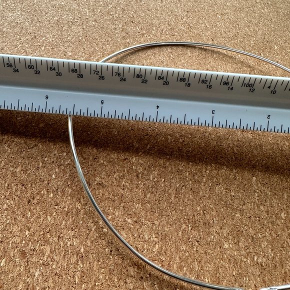 Sterling Silver Day Collar Choker with Padlock Clasp - Picture 3 of 4